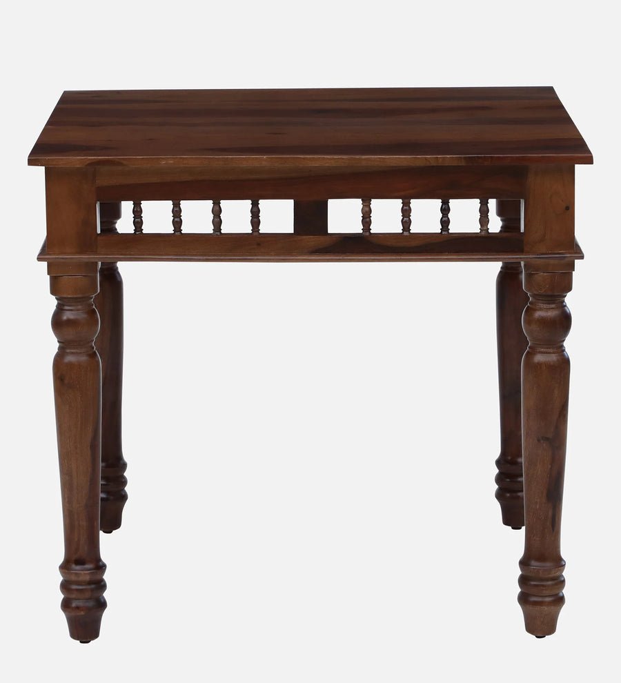 Gati Sheesham Wood 2 Seater Dining Set In Scratch Resistant Provincial Teak Finish - Febonic Living