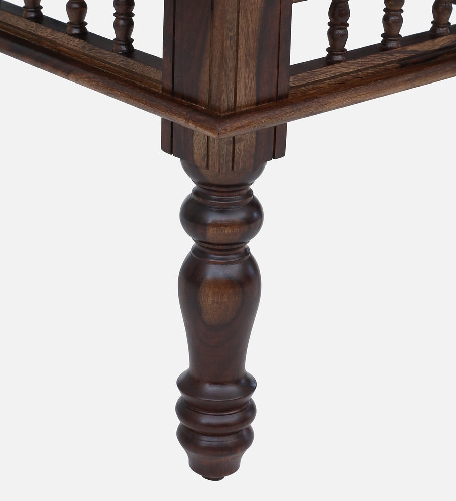 Gati Sheesham Wood 2 Seater Dining Set In Scratch Resistant Provincial Teak Finish - Febonic Living