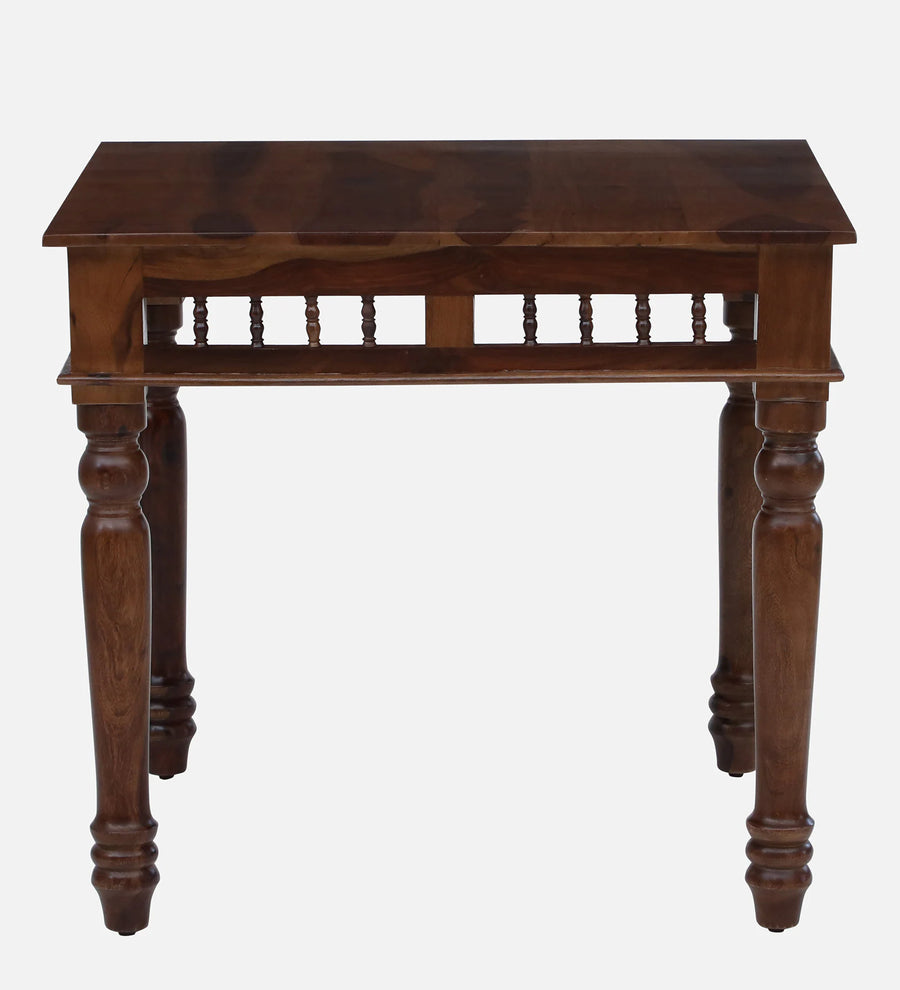 Gati Sheesham Wood 2 Seater Dining Set In Scratch Resistant Provincial Teak Finish - Febonic Living