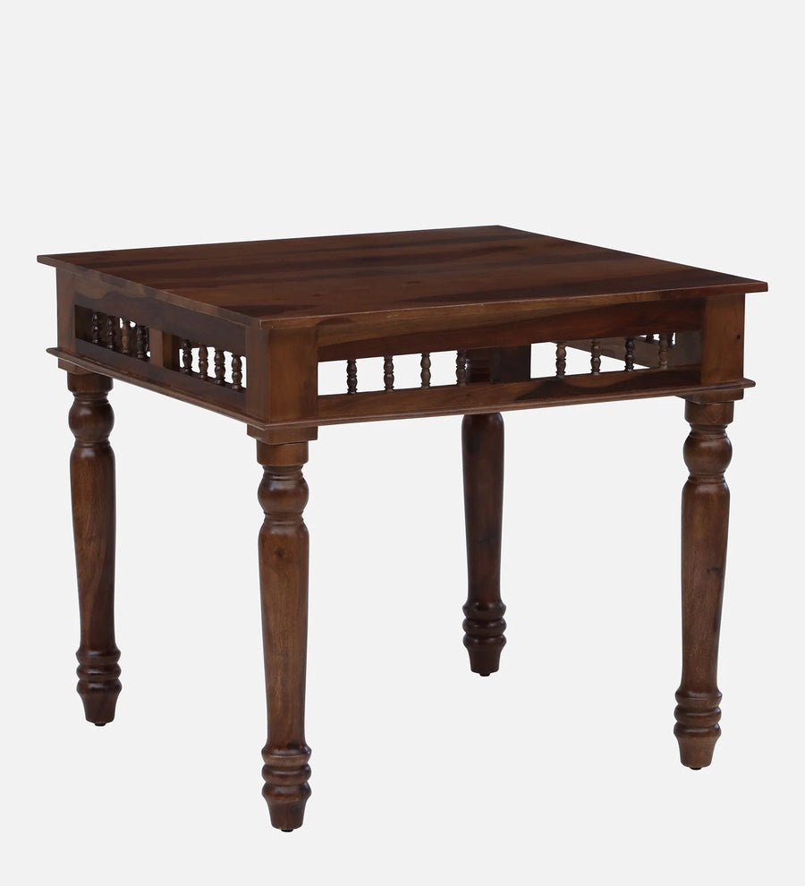 Gati Sheesham Wood 2 Seater Dining Set In Scratch Resistant Provincial Teak Finish - Febonic Living