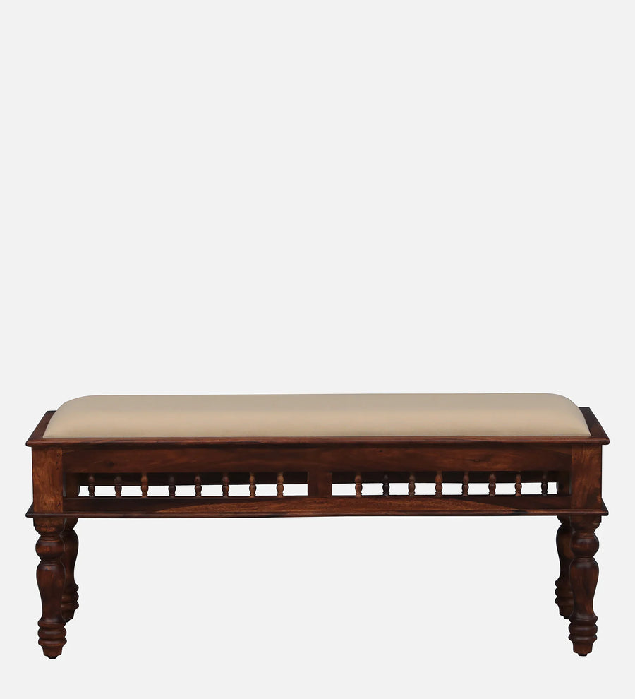 Gati Sheesham Wood 6 Seater Dining Set In Scratch Resistant Honey Oak Finish With Bench - Febonic Living