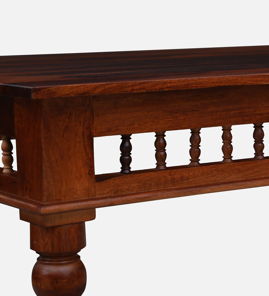 Gati Sheesham Wood 6 Seater Dining Set In Scratch Resistant Honey Oak Finish With Bench - Febonic Living