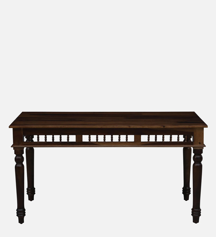 Gati Sheesham Wood 6 Seater Dining Set In Scratch Resistant Provincial Teak Finish - Febonic Living
