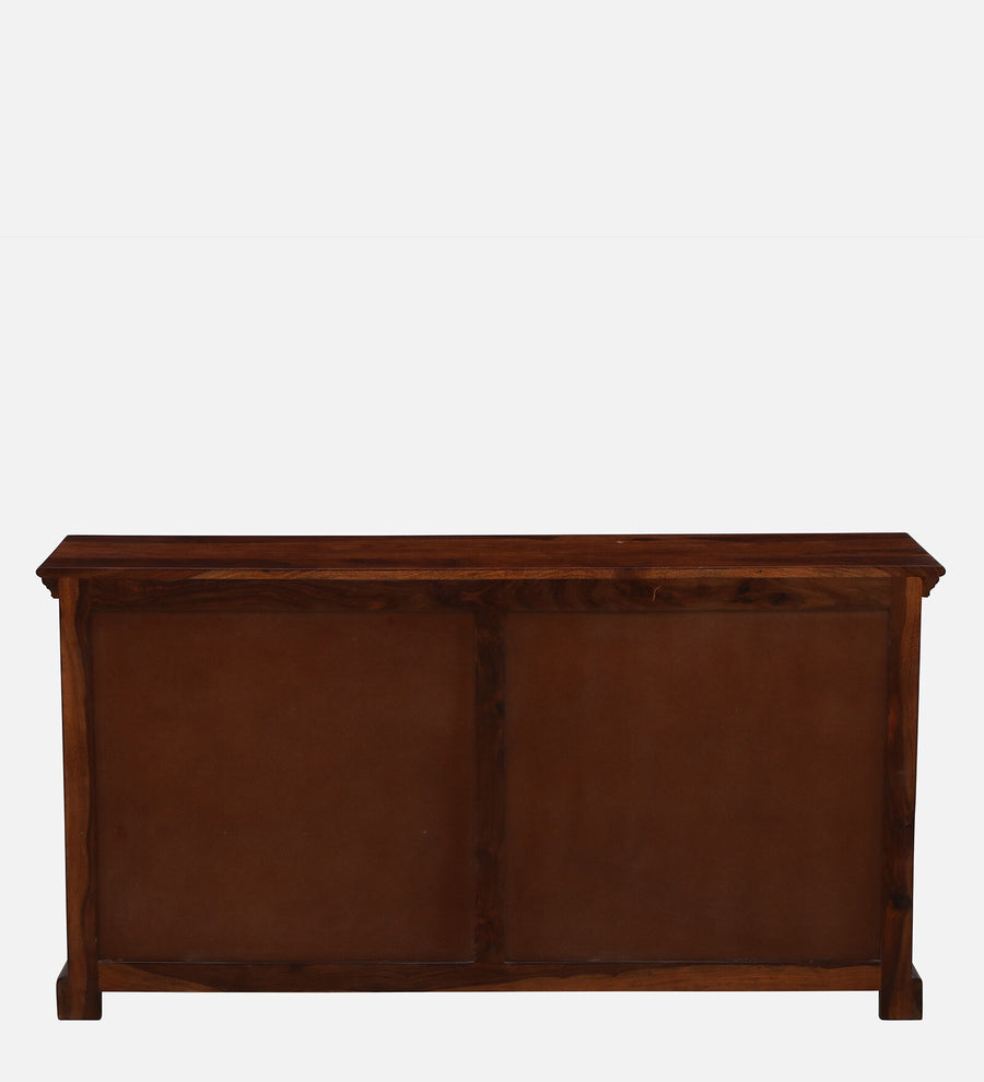 Nika Sheesham Wood Sideboard In Honey Oak Finish - Febonic Living