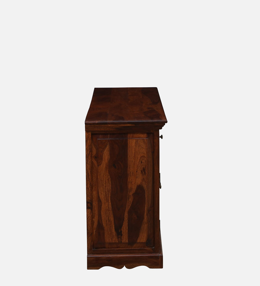 Nika Sheesham Wood Sideboard In Honey Oak Finish - Febonic Living