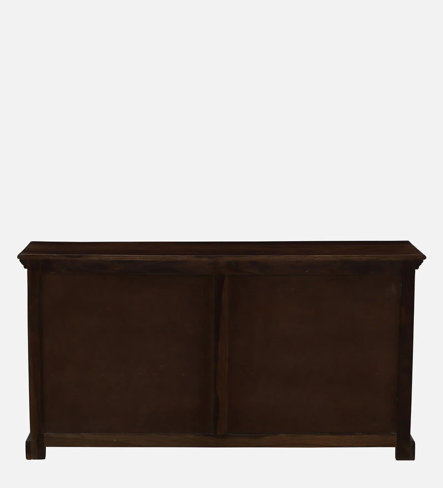 Nika Sheesham Wood Sideboard In Provincial Teak Finish - Febonic Living