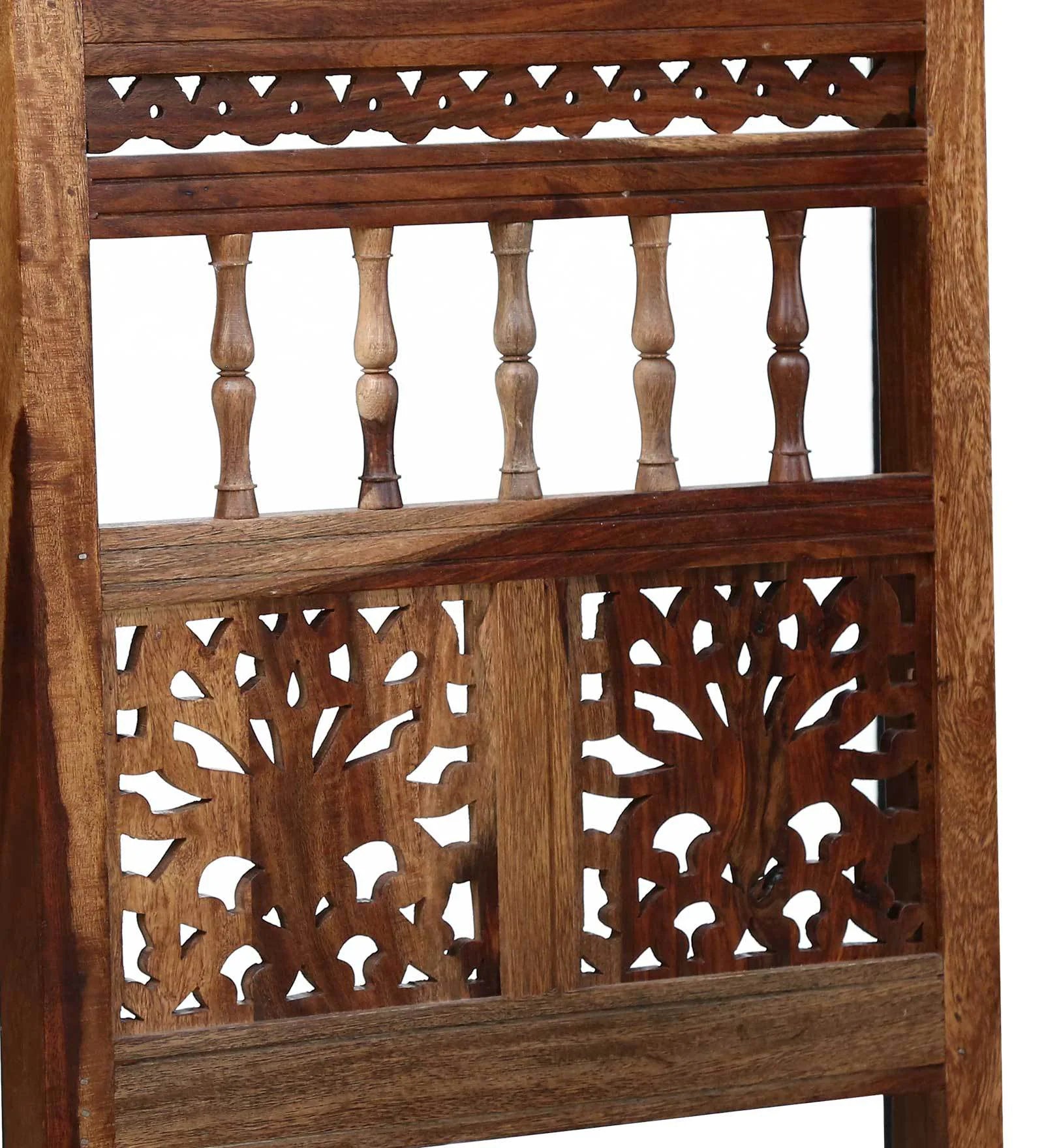 Gati Sheesham Wood 6 Seater Dining Set In Scratch Resistant Rustic teak Finish With Bench - Febonic Living