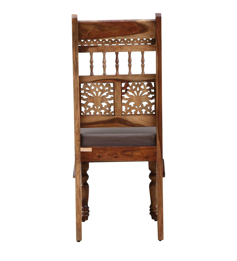 Gati Sheesham Wood 6 Seater Dining Set In Scratch Resistant Rustic teak Finish With Bench - Febonic Living