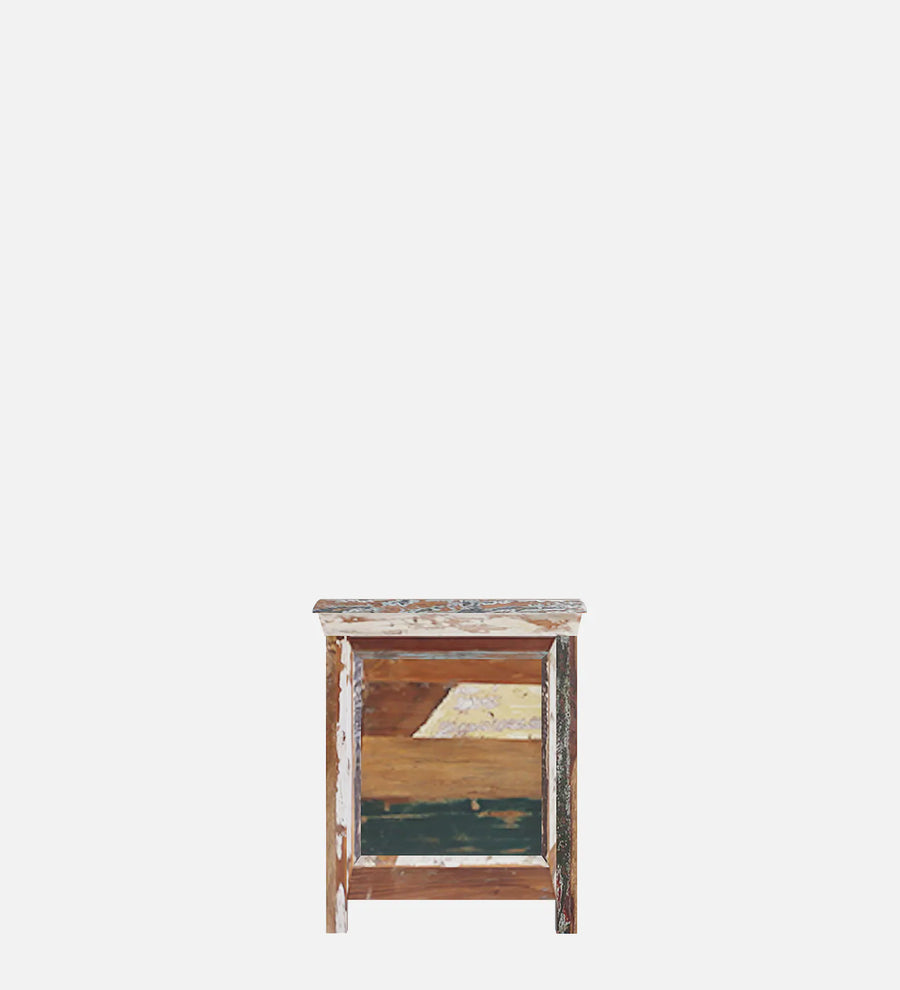 Ezla Reclaimed Wood TV Console In Distress Finish For TVs Up To 55