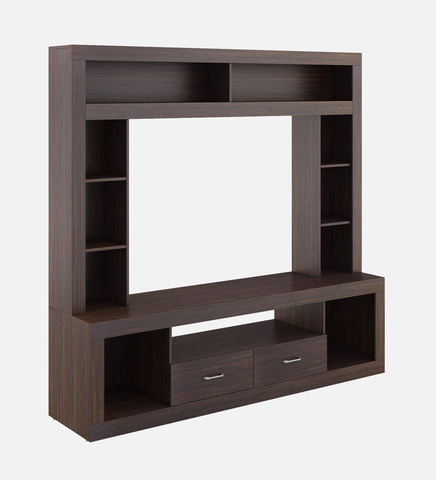 Tumku TV Unit In Dark Walnut Finish - Febonic Living