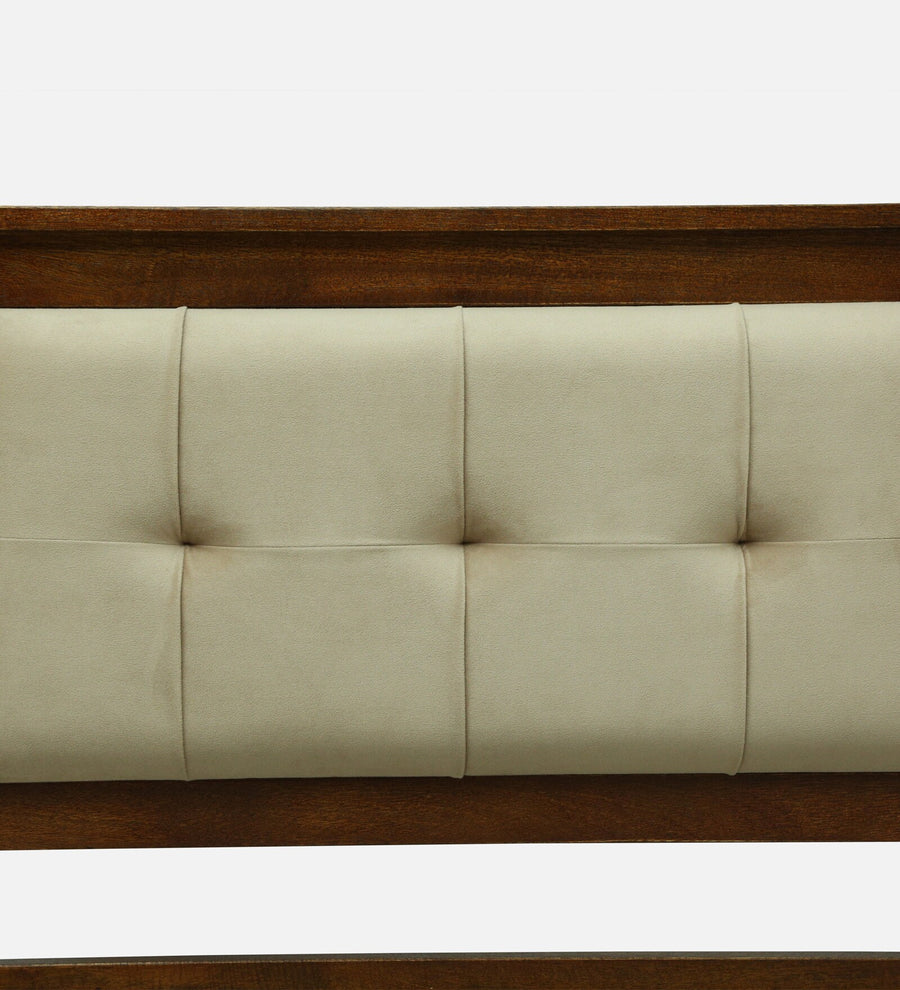 Verso Mango Wood King Size Bed With Metal Side Rail In Tubbaq Finish