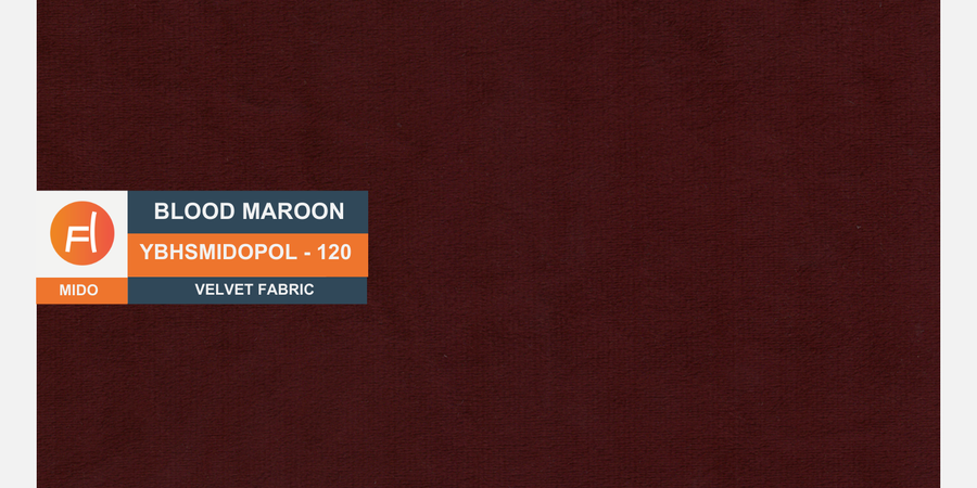 Daroo Velvet 2 Seater Sofa In Blood Maroon Colour - Febonic Living