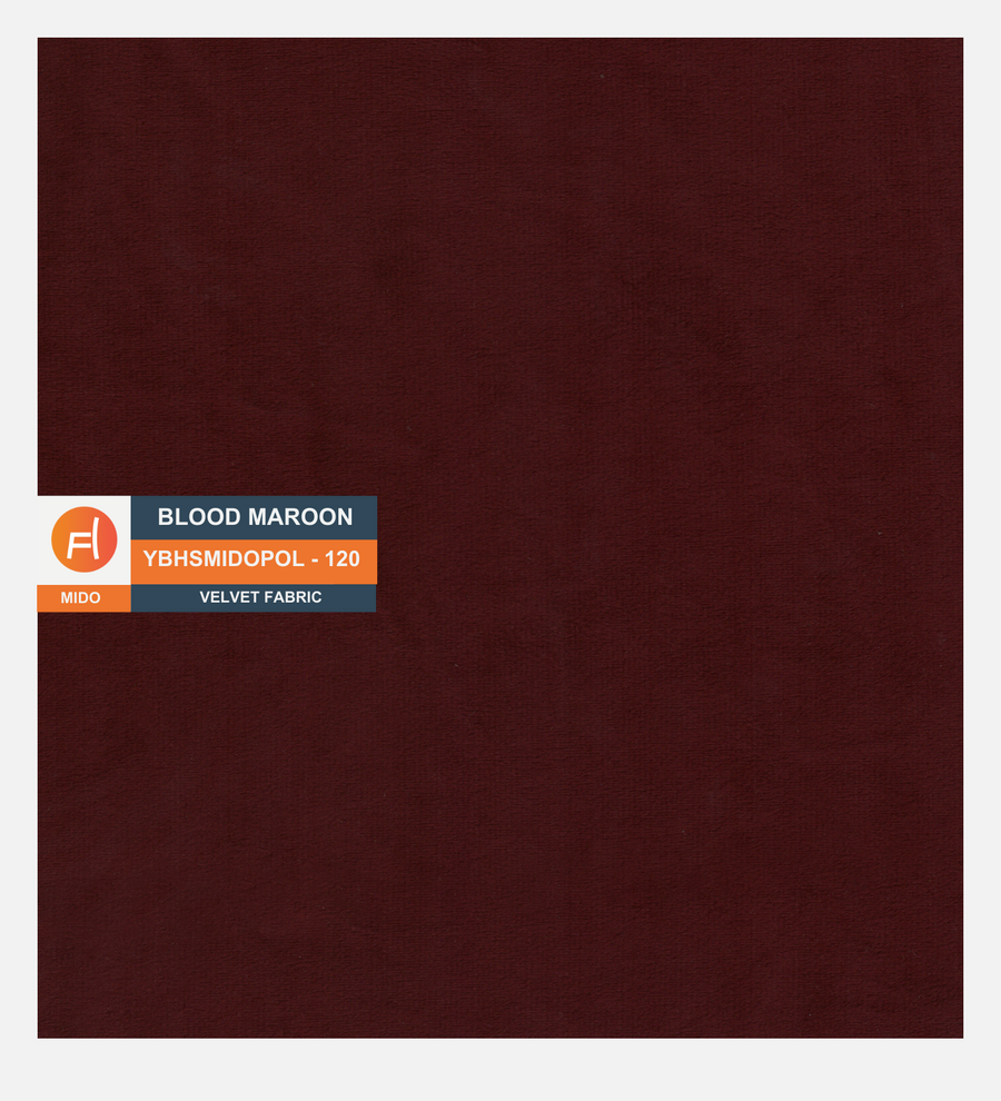 Lucky Velvet Lounge Chair In Blood Maroon Colour - Febonic Living