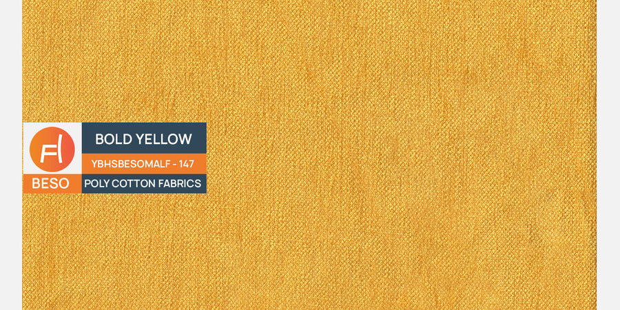 Sigma Fabric 3 Seater Pull Out Sofa Cum Bed In Bold Yellow Colour - Febonic Living