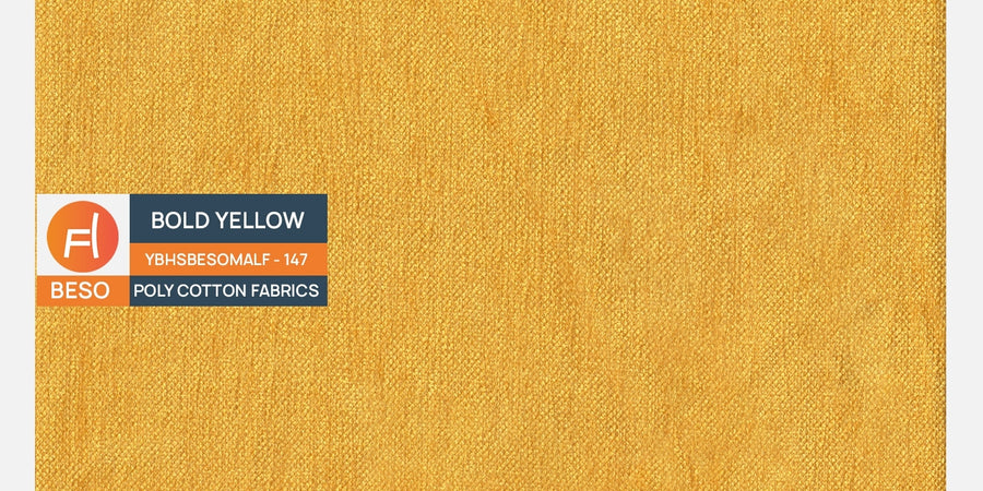 Fleepy Fabric 3 Seater Foldable Sofa Cum Bed In Bold Yellow Colour - Febonic Living
