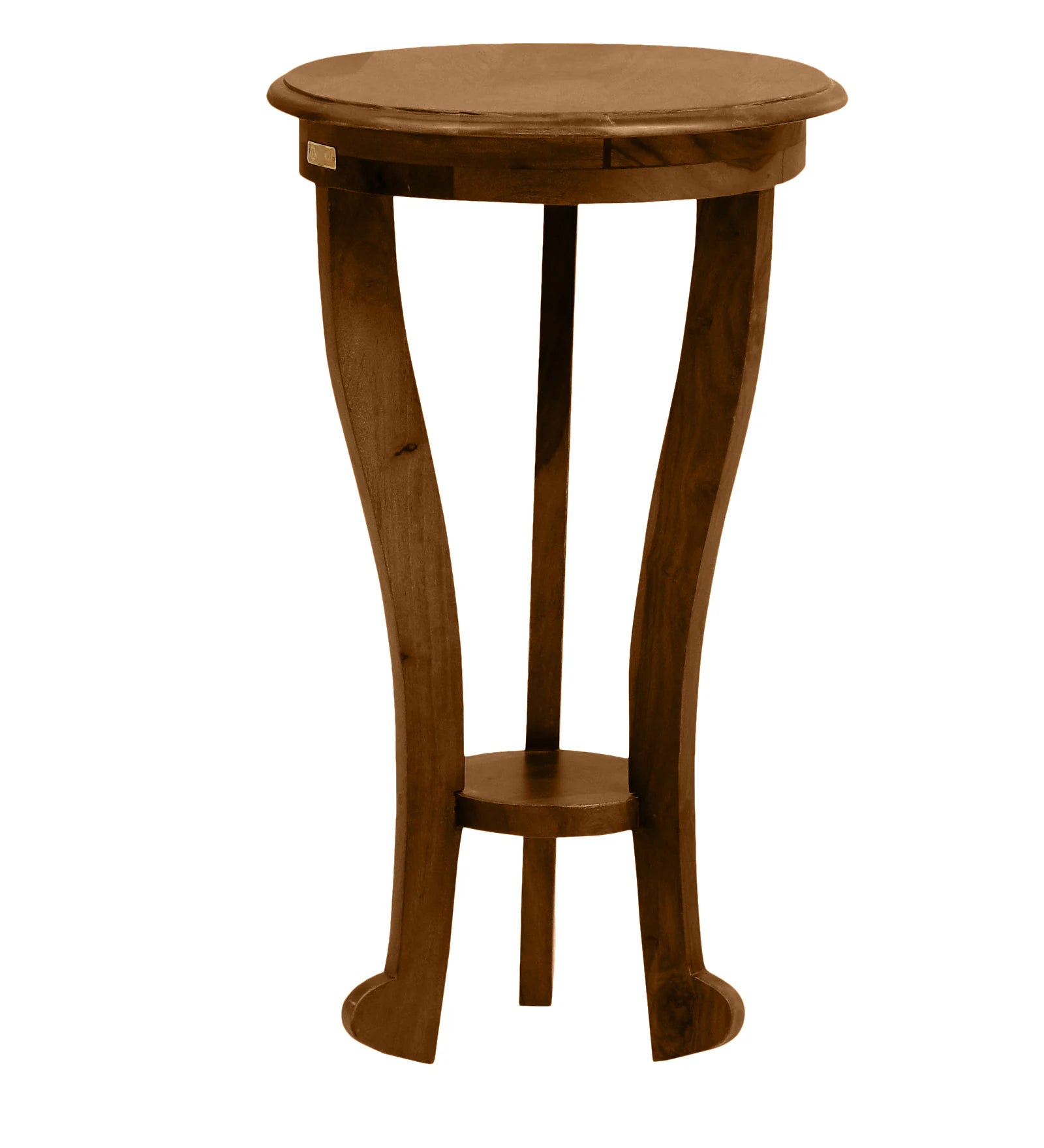 Evin Sheesham Wood End Table In Scratch Resistant Provincial Teak Finish - Febonic Living