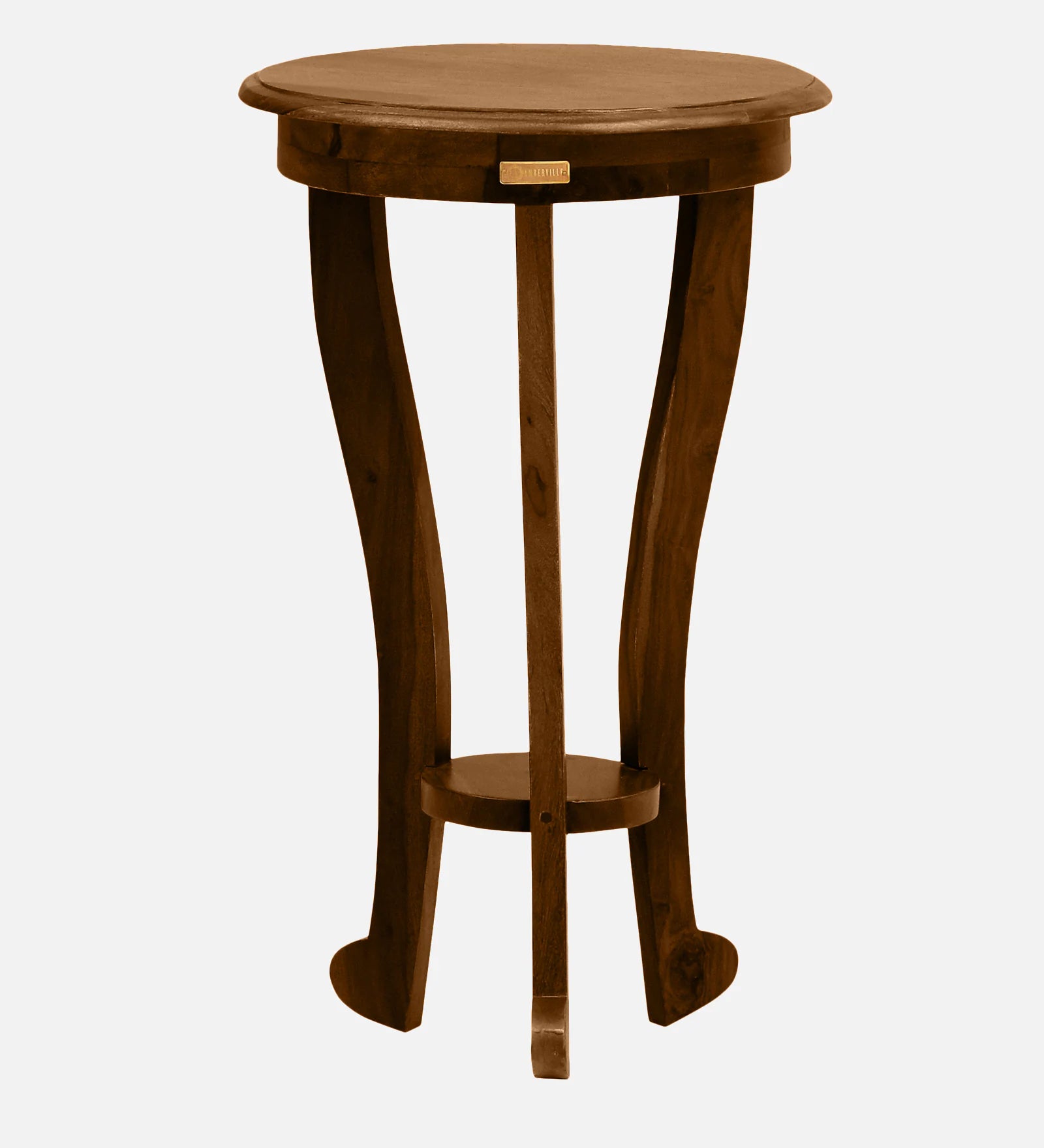 Evin Sheesham Wood End Table In Scratch Resistant Provincial Teak Finish - Febonic Living