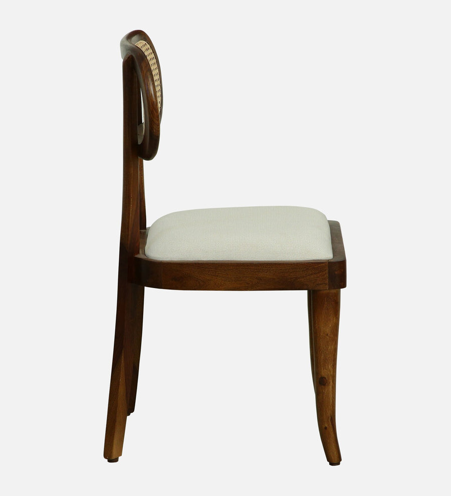 Brookwood Sheesham Wood 4 Seater Dining set With Marble Top In Provincial Teak Finishh - Febonic Living