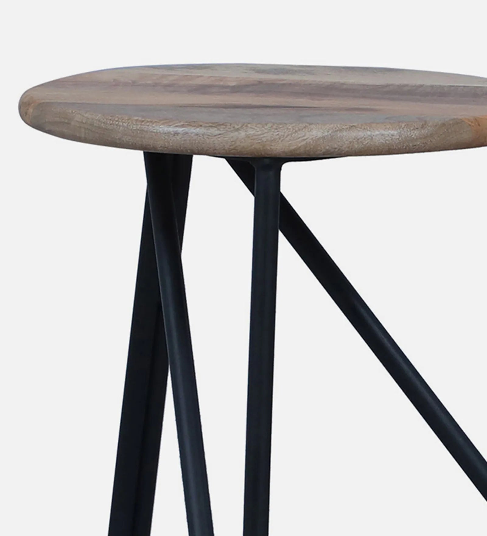 Lared Metal Bar Stool In Black Colour - Febonic Living