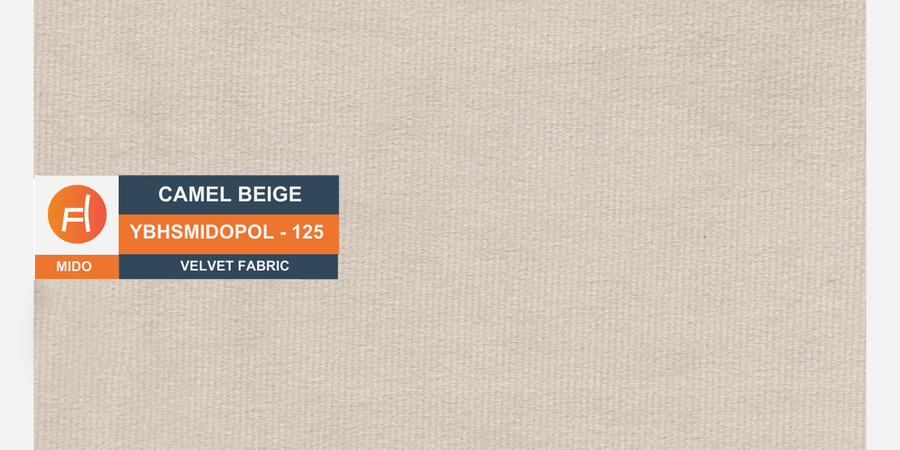 Rubi Velvet 2 Seater Sofa In Camel Beige Colour - Febonic Living