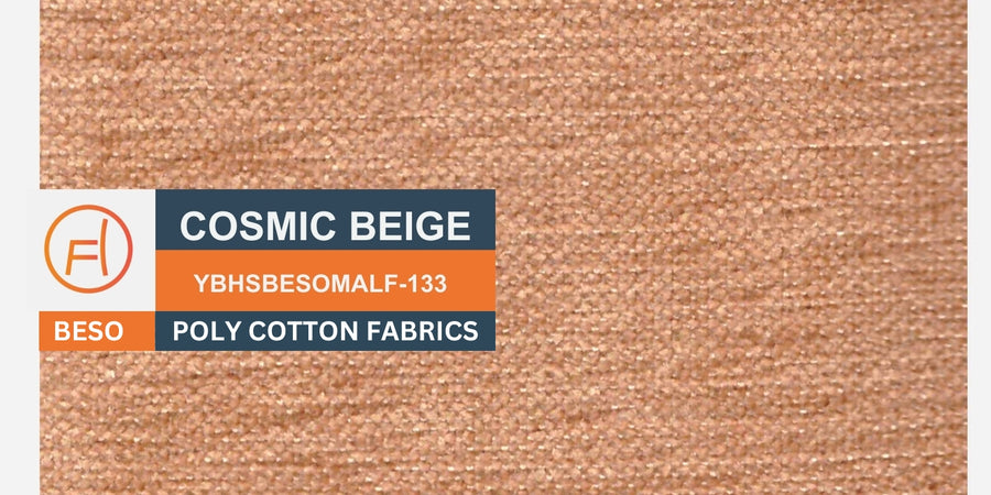 Adam Fabric Rhs Sectional Sofa 3 Ottoman Lounger In Cosmic Beige Colour - Febonic Living