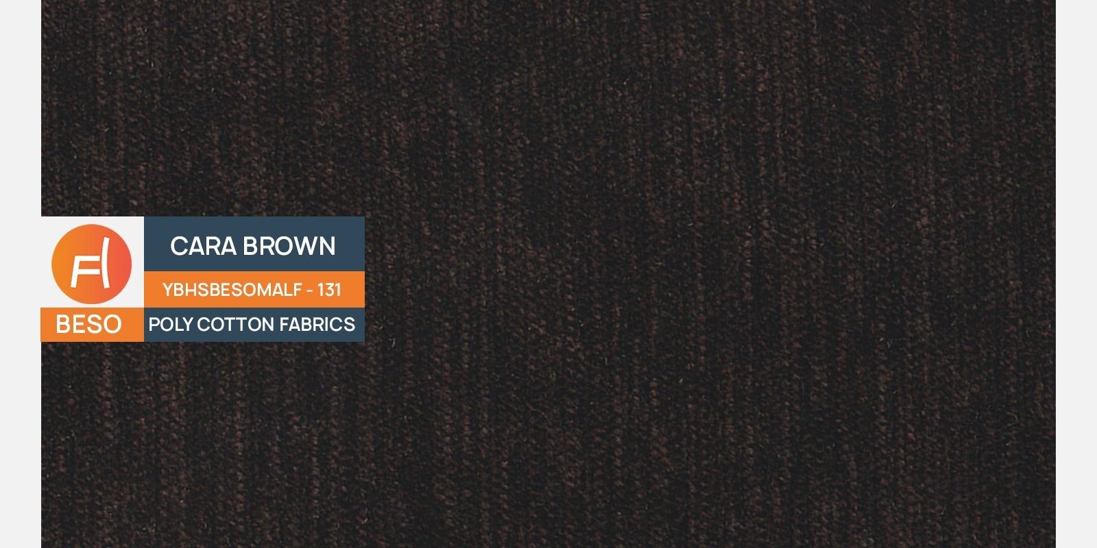 Thomas Fabric 3 Seater Sofa in Cara Brown Colour