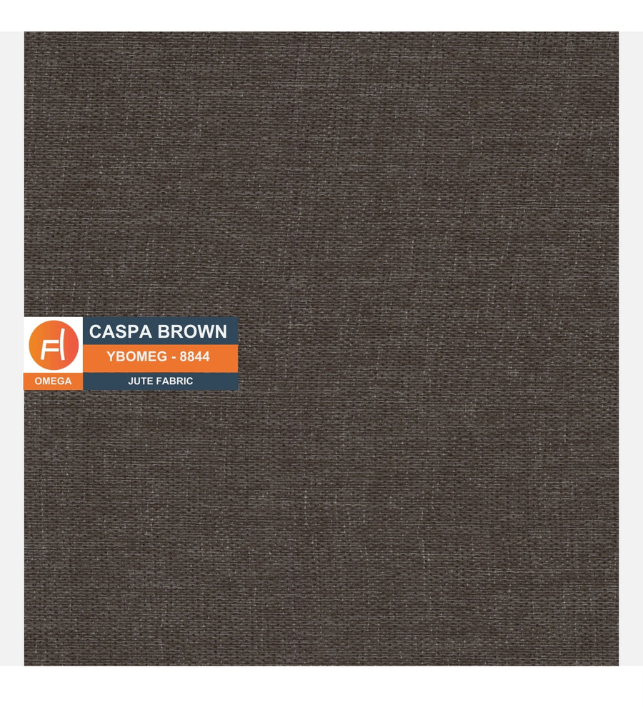 Omega Poly Cotton Fabric Caspa Brown Colour - Febonic Living