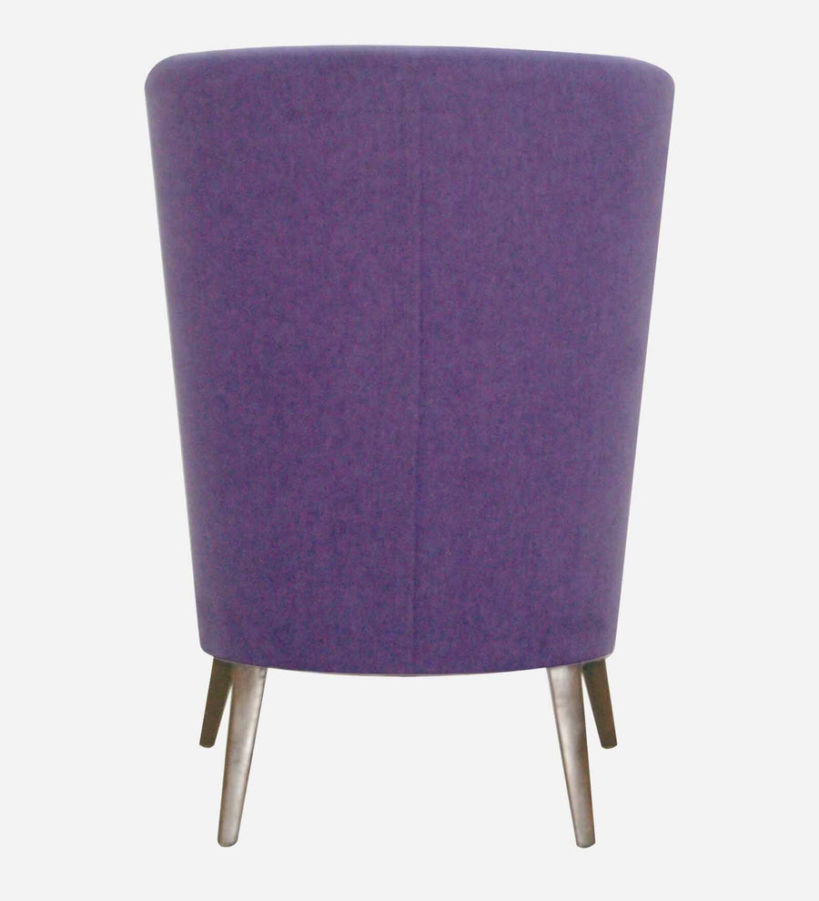 Jeyu Fabric Wing Chair In Purple Colour - Febonic Living
