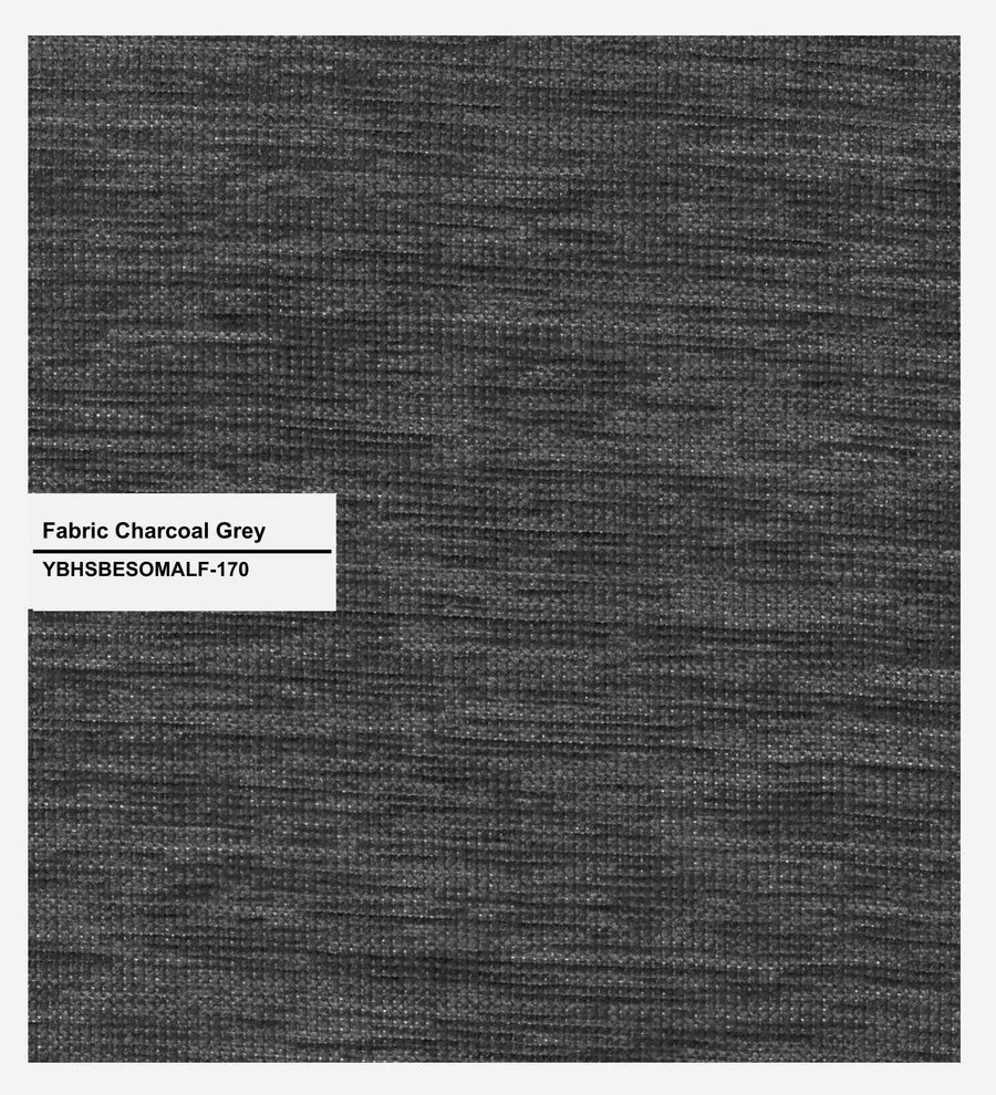 Olsen Fabric Arm Chair In Charcoal Grey Colour - Febonic Living