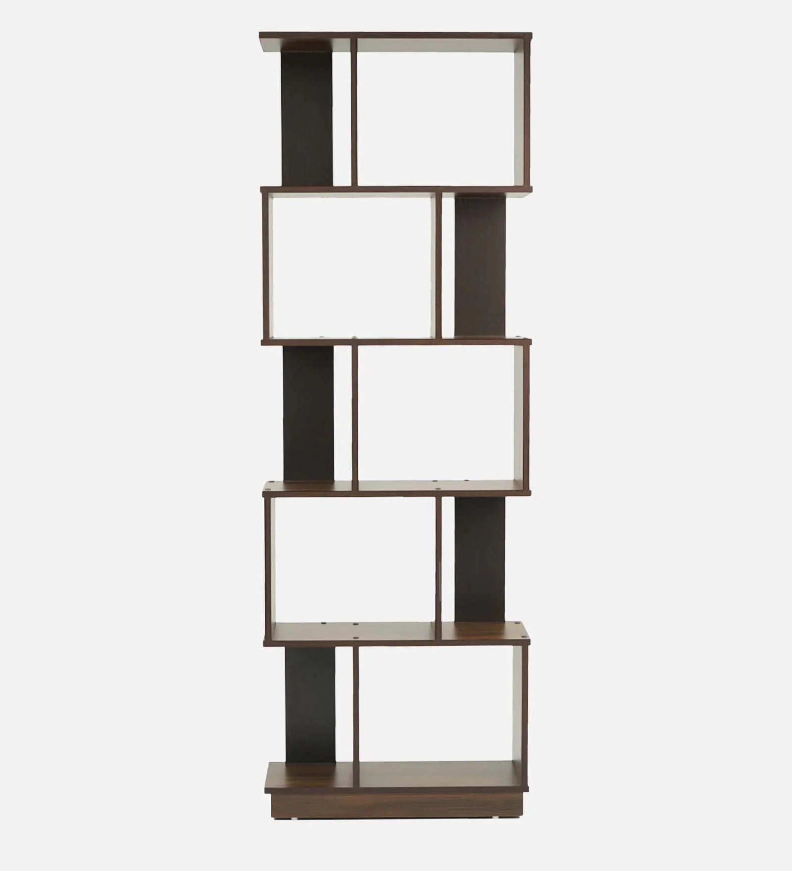 Checkers Book Shelf in Oral Wallnut Finish