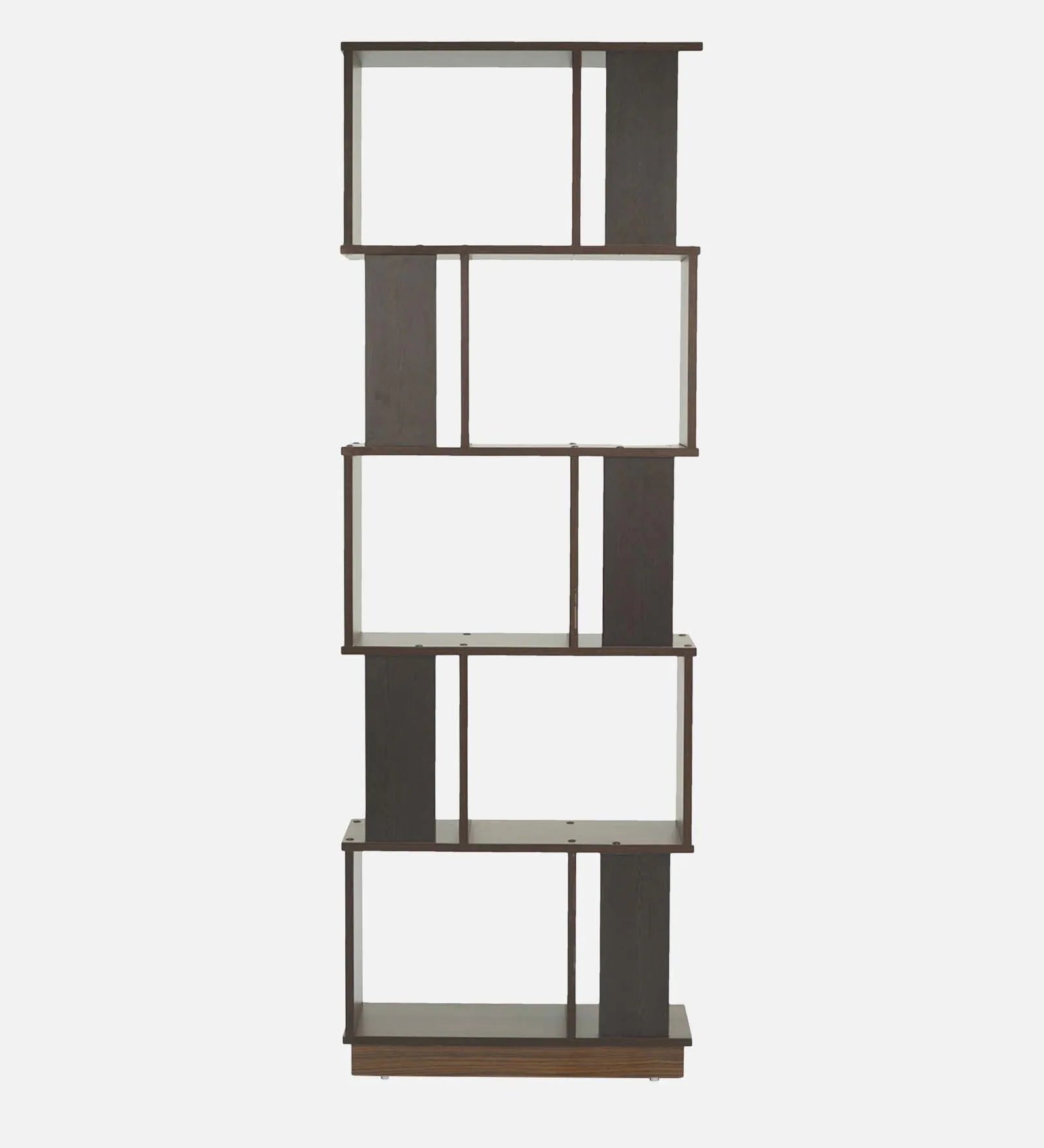 Checkers Book Shelf in Oral Wallnut Finish