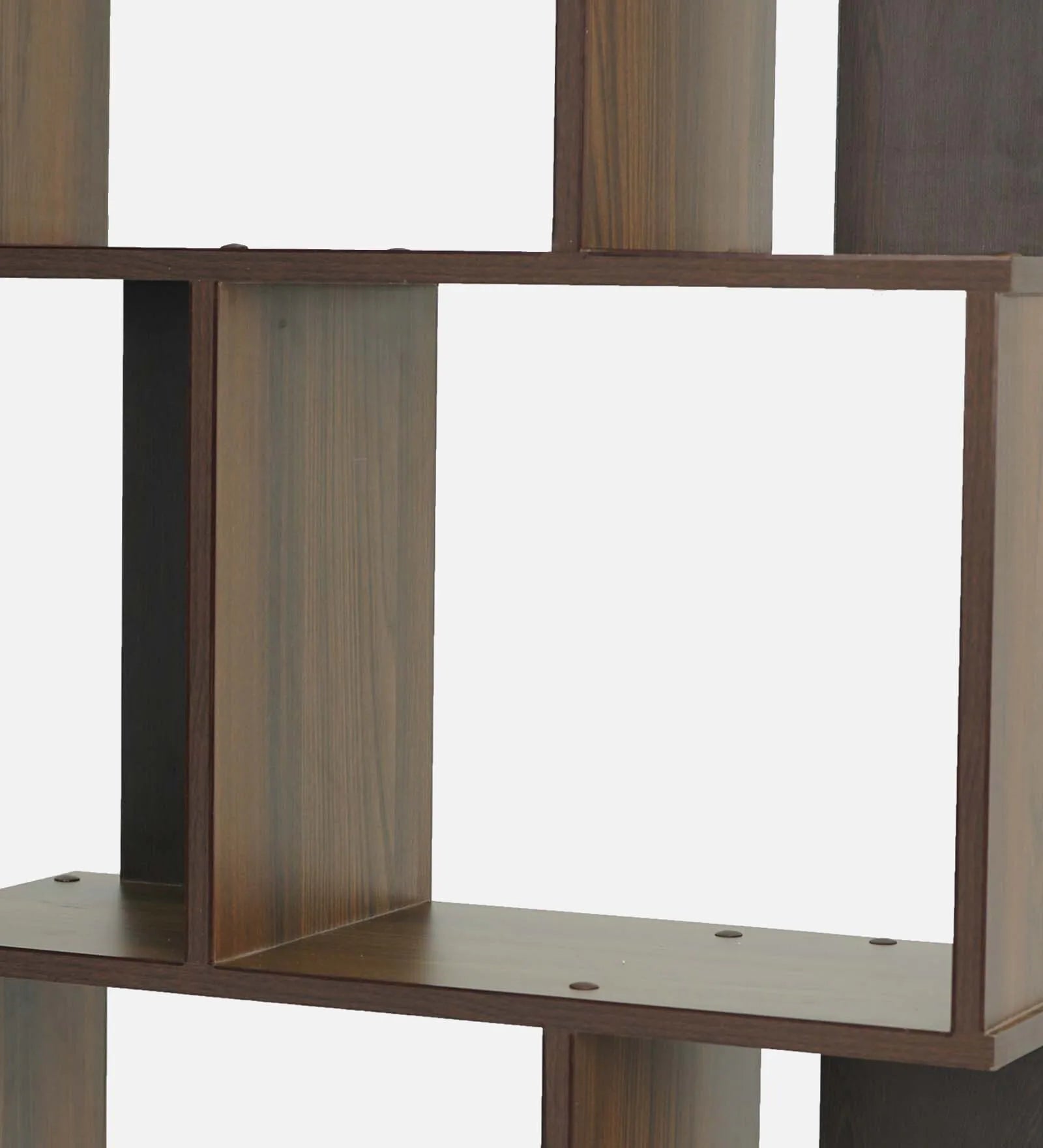 Checkers Book Shelf in Oral Wallnut Finish
