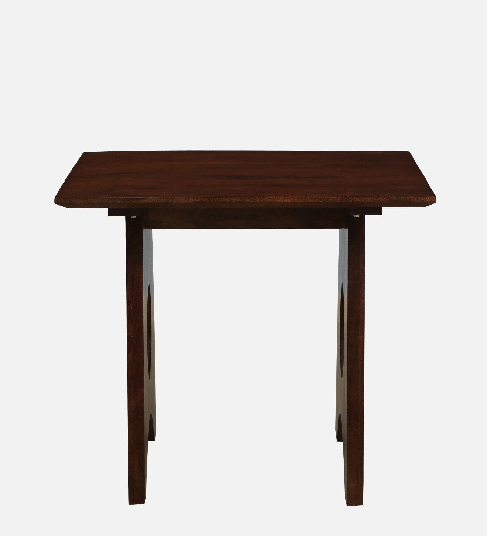 Ganuk Mango Wood 2 Seater Dining Table In Tubbaq Finish - Febonic Living