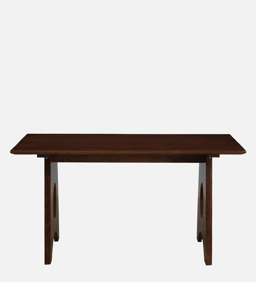Ganuk Mango Wood 6 Seater Dining Table In Tubbaq Finish - Febonic Living