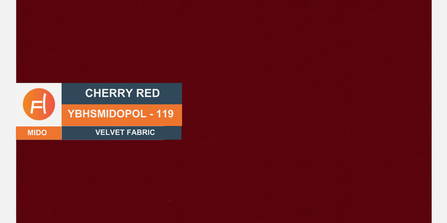 Rubi Velvet 3 Seater Sofa In Cherry Red Colour - Febonic Living