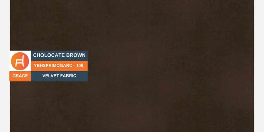 Sumo Velvet 3 Seater Sofa In Chocolate Brown Colour - Febonic Living