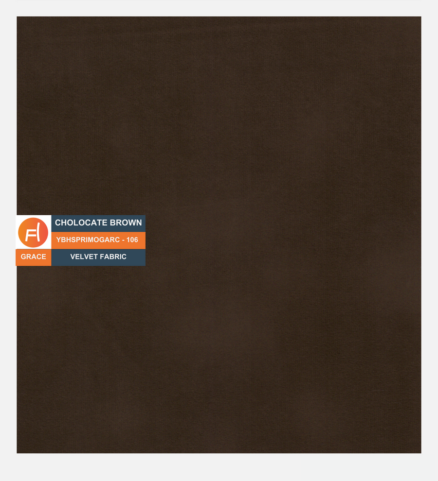 Lucky Velvet Lounge Chair In Cholocate Brown Colour - Febonic Living