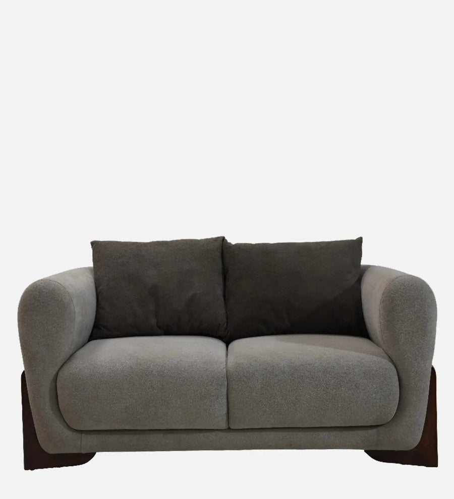 Clayton Fabric 2 Seater Sofa In Beige And Chocolate Brown Color - Febonic Living