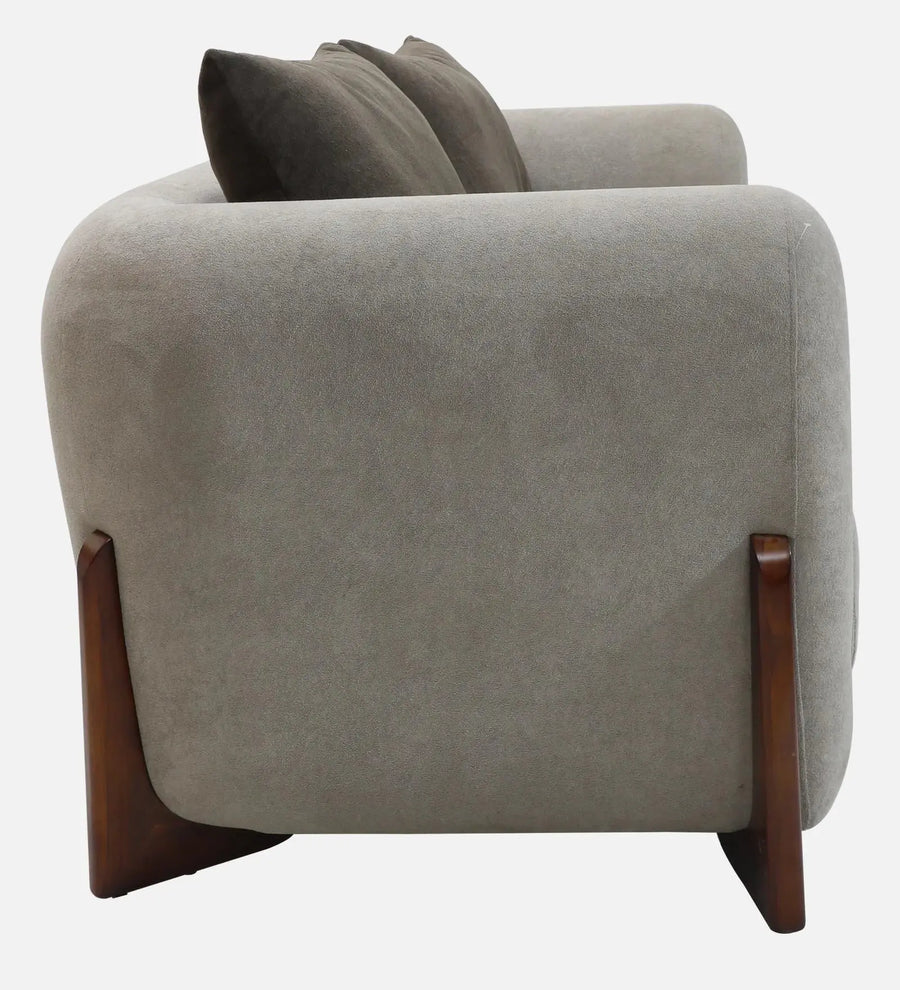 Clayton Fabric 3 Seater Sofa In Beige And Chocolate Brown Colour - Febonic Living