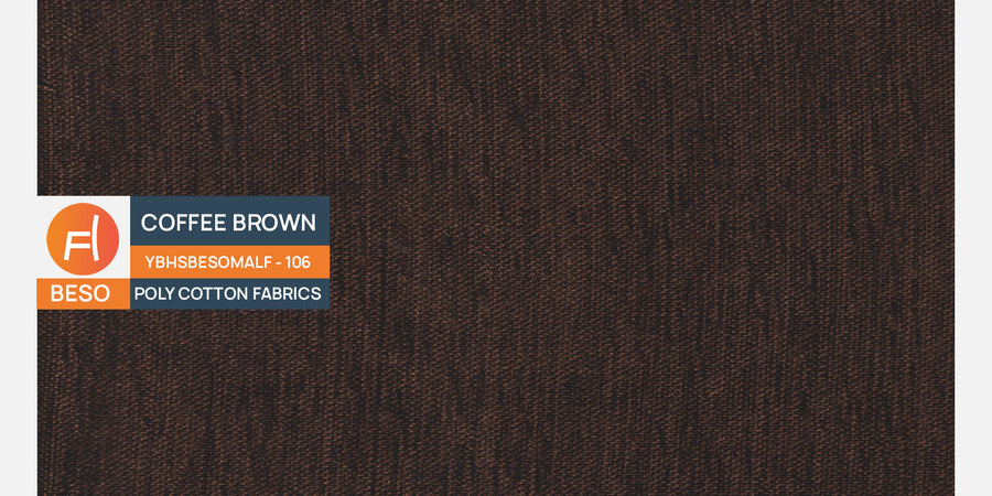 Sigma Fabric 3 Seater Pull Out Sofa Cum Bed In Coffee Brown Colour - Febonic Living