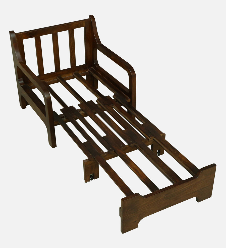 Estry Dove Off Whitel Fabric Pull Out Sofa Cum Bed In Tubbaq Finish