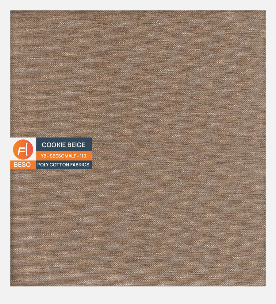 Cooper Fabric Storage Bench In Cookie Beige Colour - Febonic Living