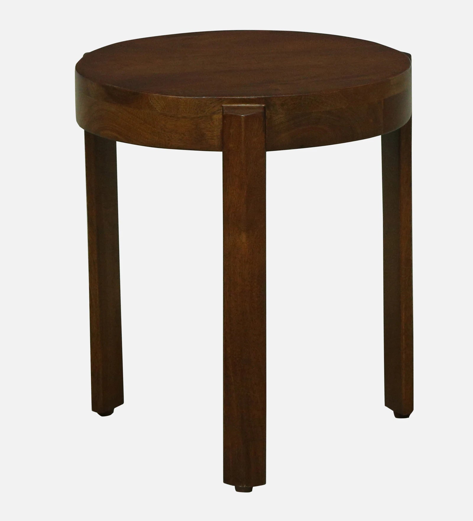 Sabel Mango Wood Round Nest Of Tables In Tubbaq Finish (Set of 3)