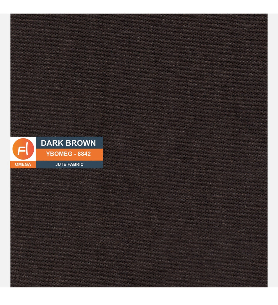 Nuska Fabric 1 Seater Sofa In Dark Brown Colour - Febonic Living