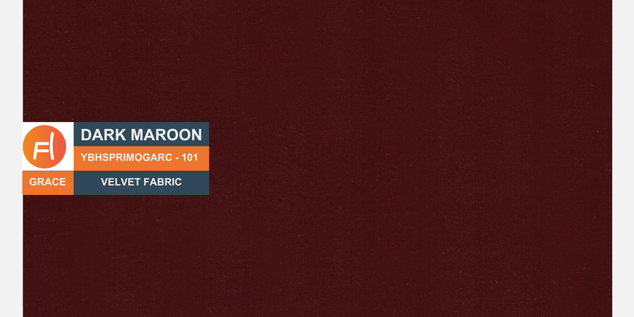 Daroo Velvet 3 Seater Sofa In Dark Maroon Colour - Febonic Living