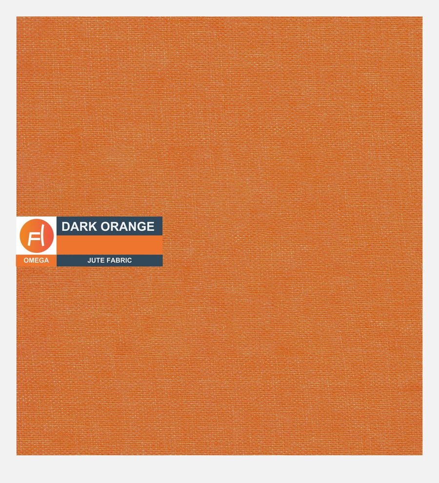 German Fabric 1 Seater Sofa In Dark Orange Colour - Febonic Living