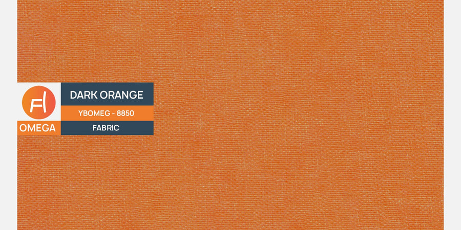 Vedan Fabric 3 Seater Convertible Sofa Cum Bed In Dark Orange Colour - Febonic Living