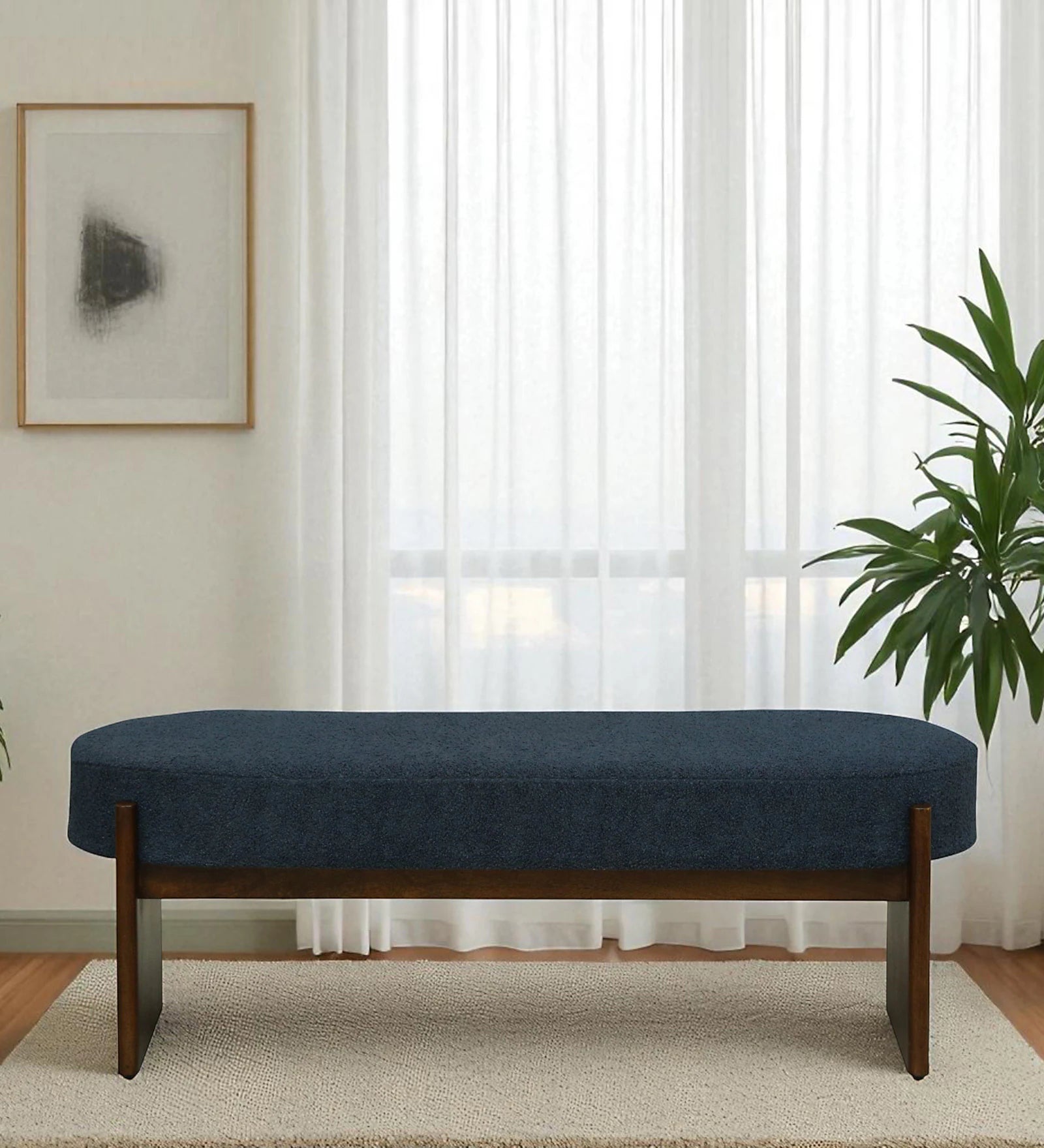 Tenley Mango Wood Bench In Tubbaq Finish