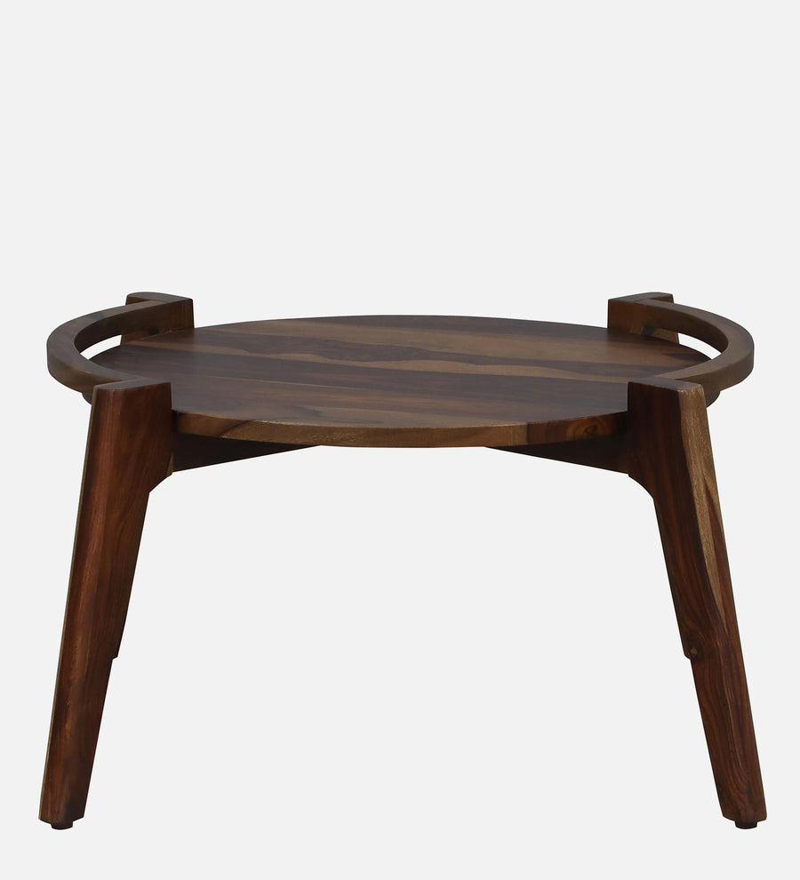 Aswan Sheesham Wood Coffee Table In Scratch Resistant Provincial Teak Finish (Set of 2) - Febonic Living