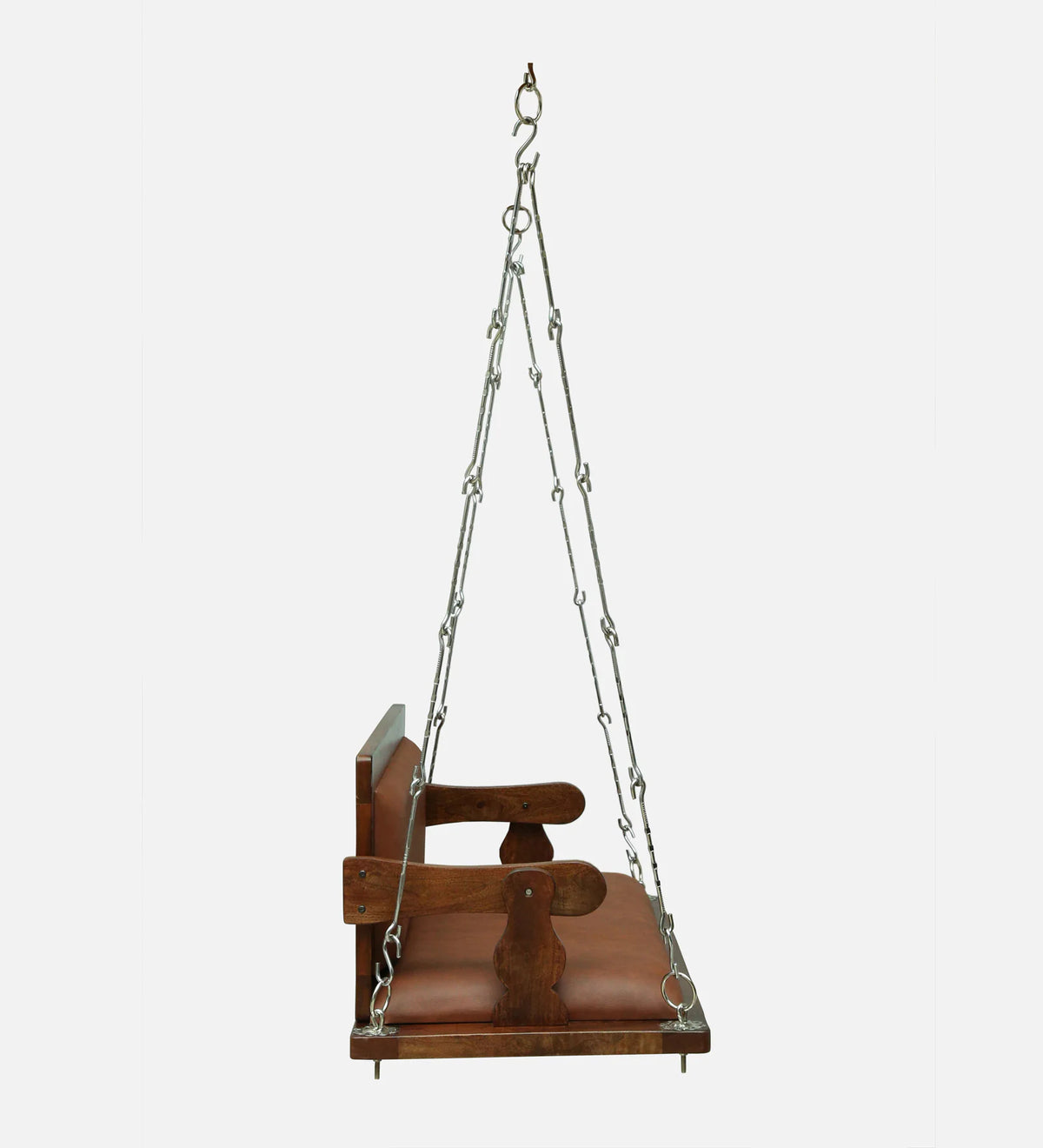 Erab Sheesham Wood Swing In Provincial Teak Finish
